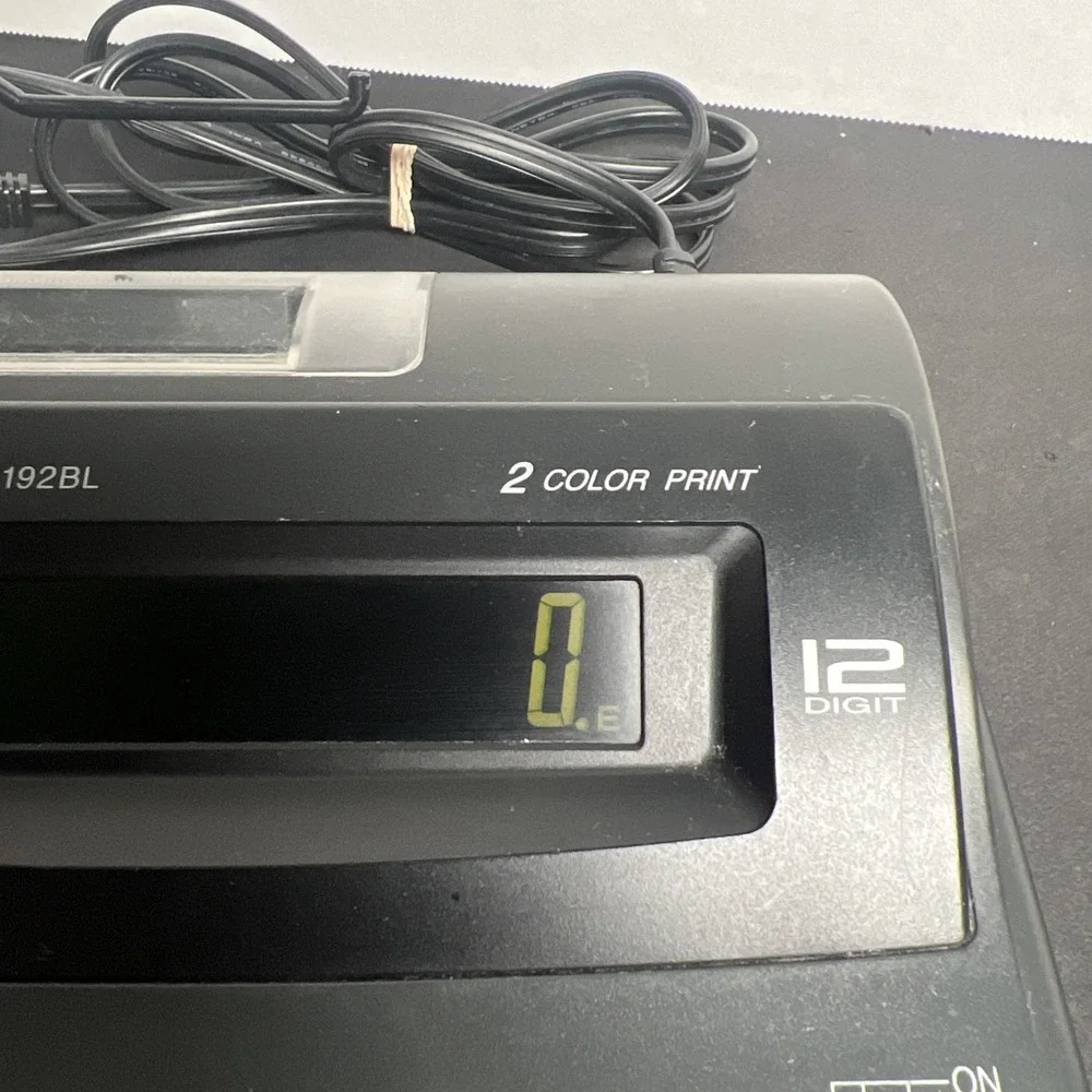 Sharp EL-1192BL‎ Scientific Calculator 2 Color Printing 12 Digit Adding Machine